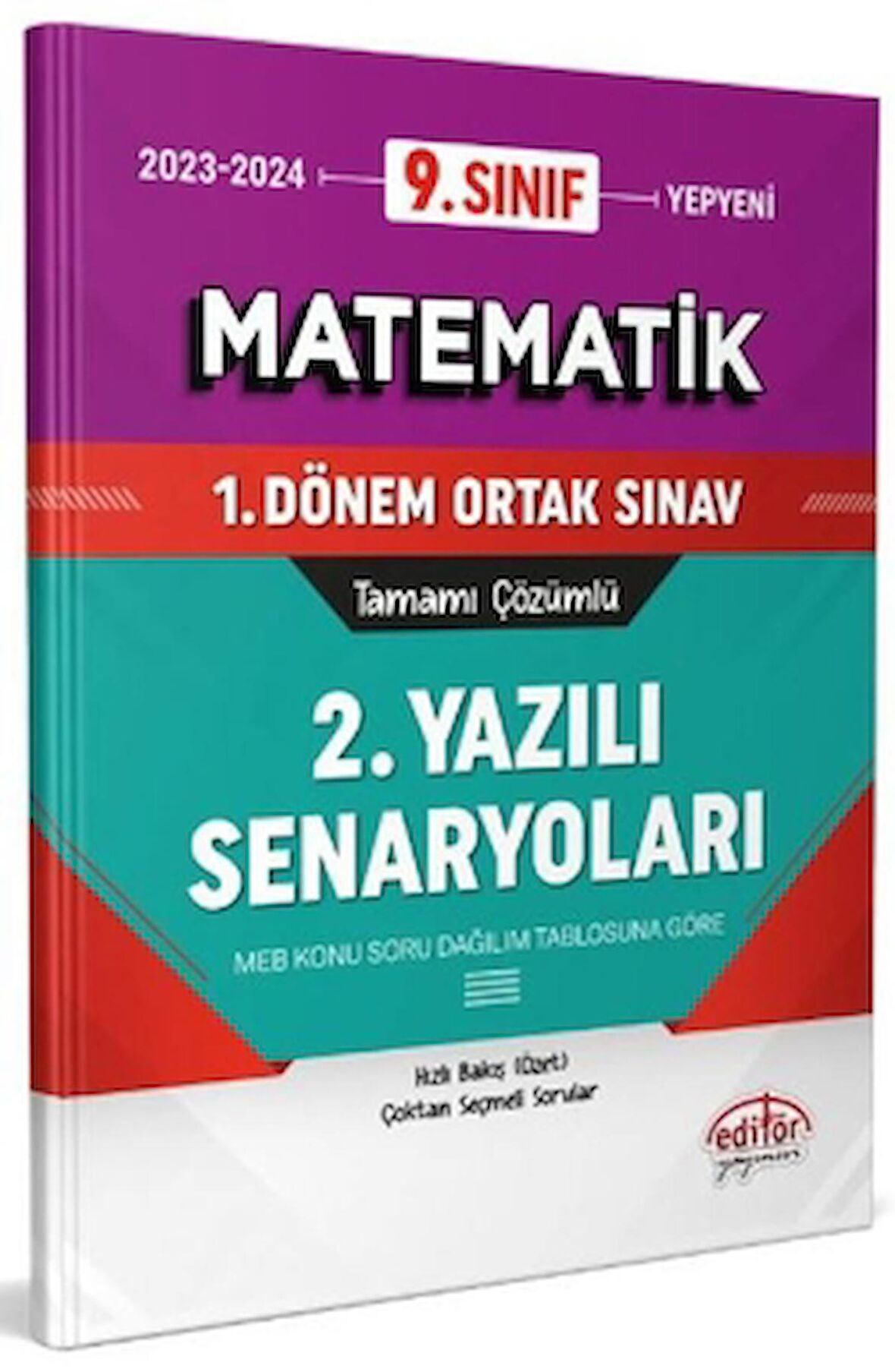 9. Sınıf Matematik 1. Dönem Ortak Sınavı 2. Yazılı Senaryoları Tamamı Çözümlü