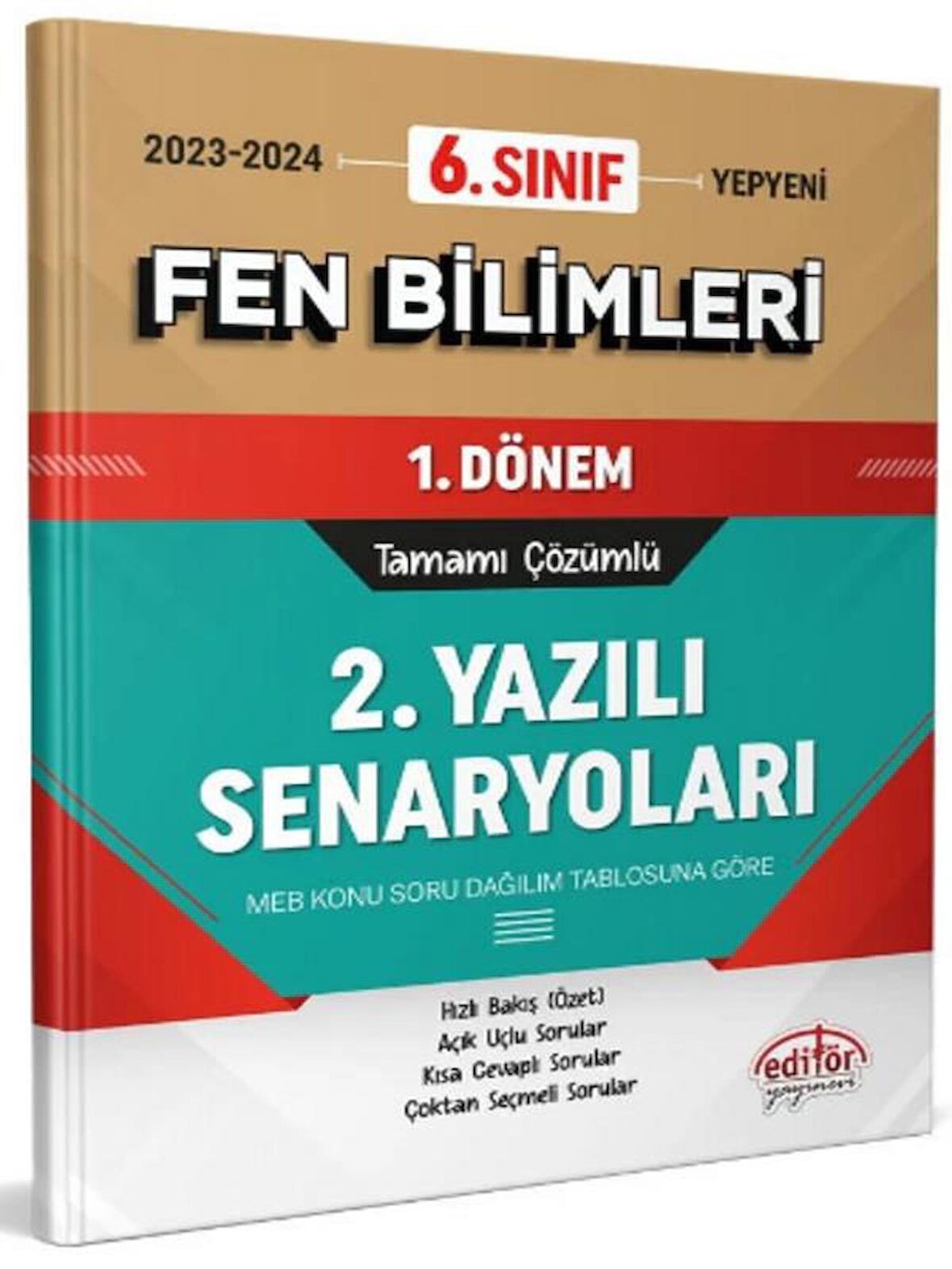 6. Sınıf Fen Bilimleri 1. Dönem Ortak Sınavı 2. Yazılı Senaryoları Tamamı Çözümlü