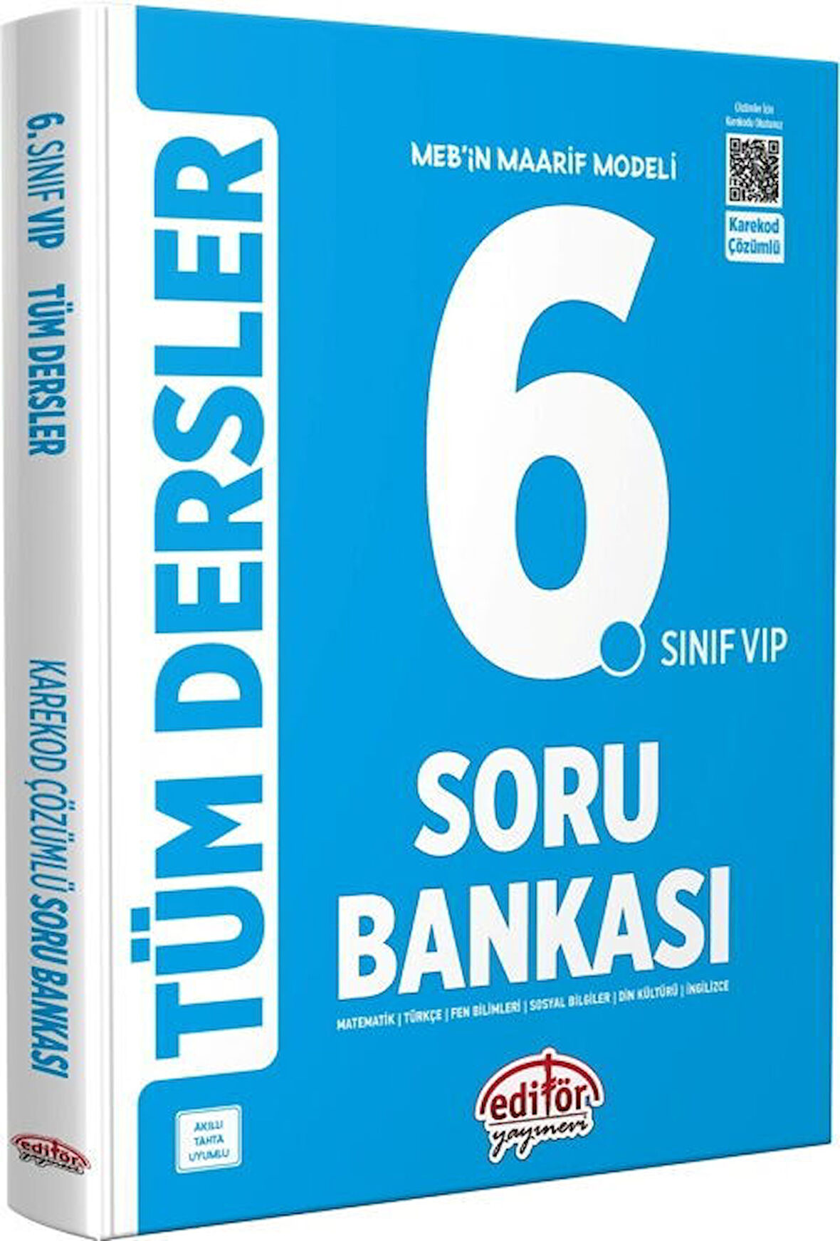 Editör Yayınları 6. Sınıf VIP Tüm Dersler Soru Bankası