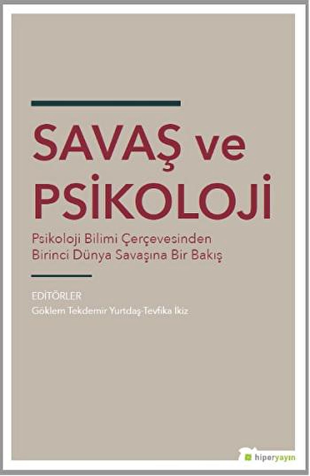 Savaş ve Psikoloji