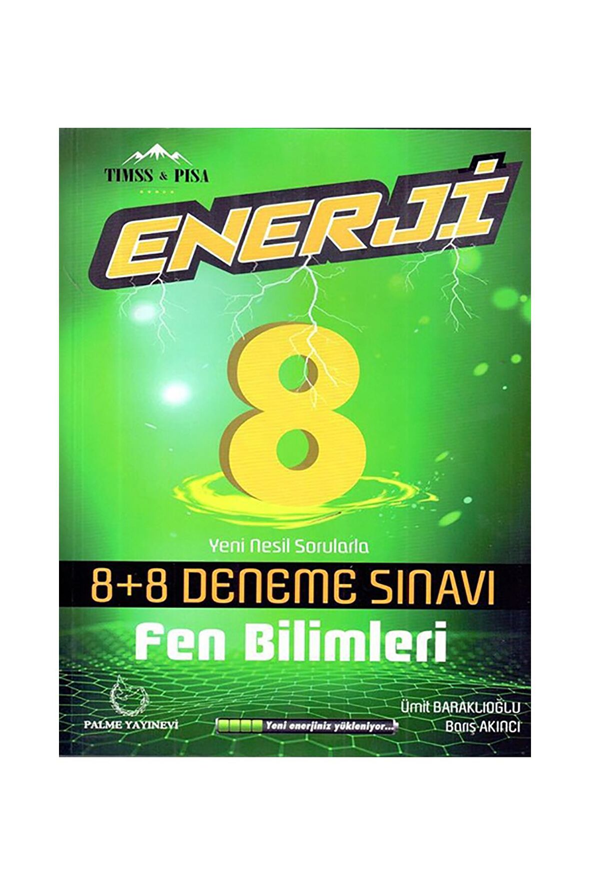 Palme 8. Sınıf Enerji Fen Bilimleri 8+8 Deneme Sınavı