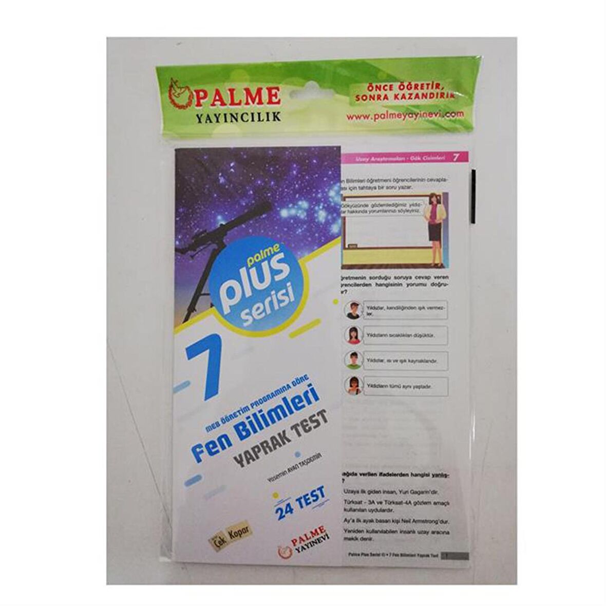 Palme Yayınları 7. Sınıf Fen Bilimleri Yaprak Test