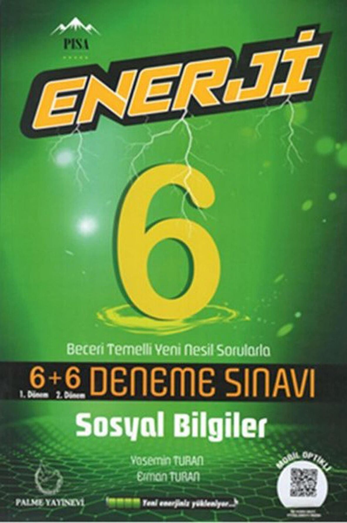 Palme 6. Sınıf Enerji Sosyal Bilgiler 6+6 Deneme Sınavı