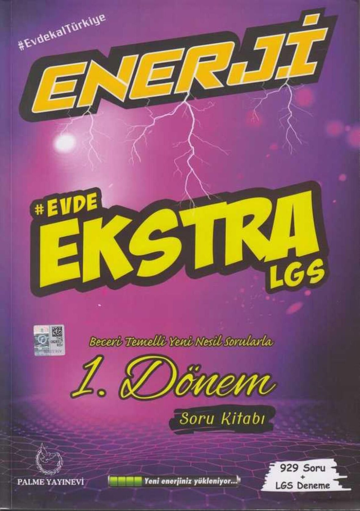 Enerji Evde Ekstra LGS 1. Dönem Soru Kitabı - Kolektif - Palme Yayıncılık