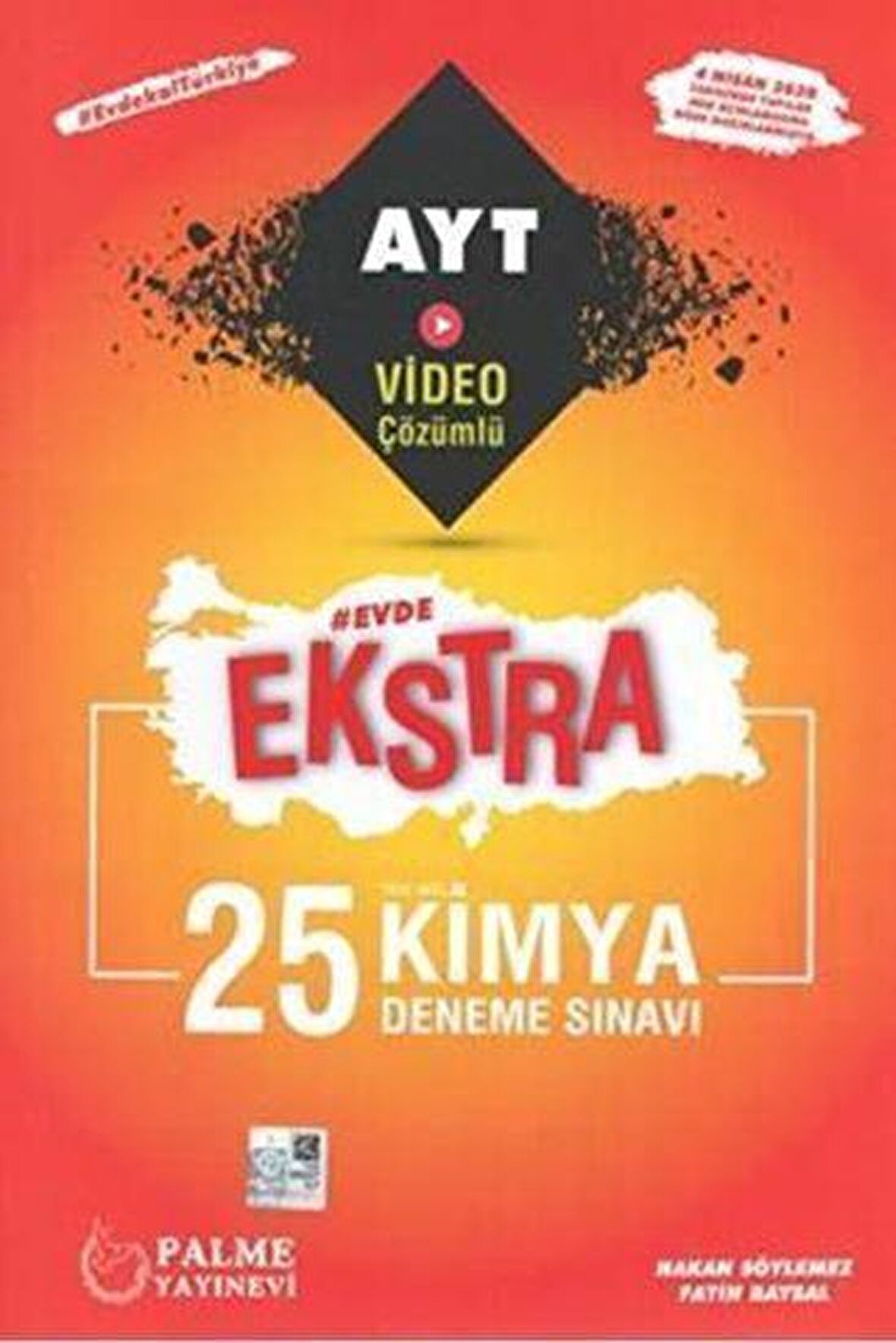 Palme YKS AYT Ekstra Kimya 25 Deneme Sınavı