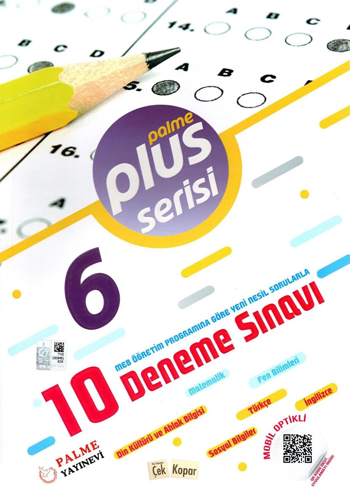 Palme 6. Sınıf 10 Deneme Sınavı Plus Serisi