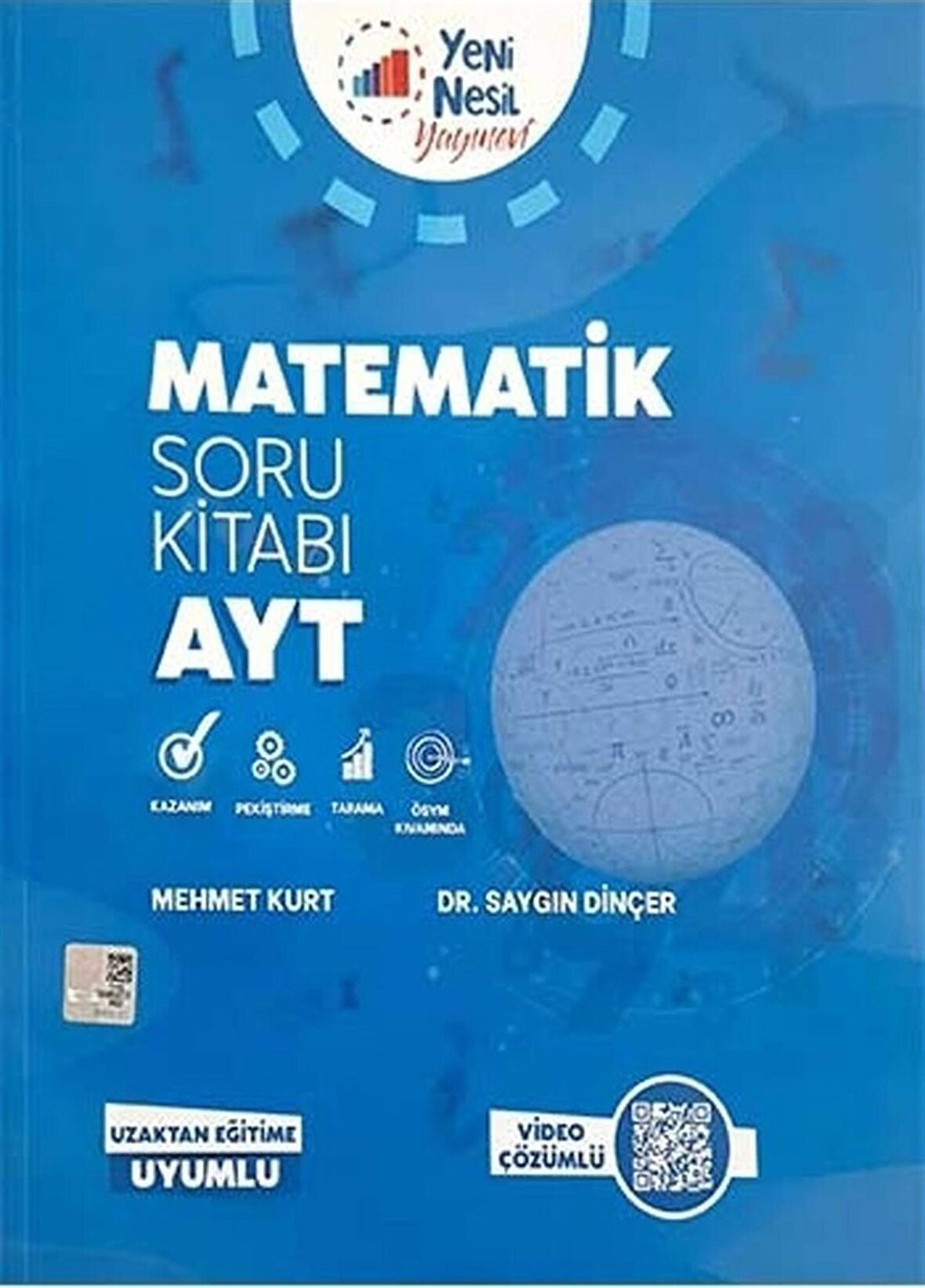 AYT Matematik Soru Kitabı Uzaktan Eğitim Uyumlu Yeni Nesil Yayınları