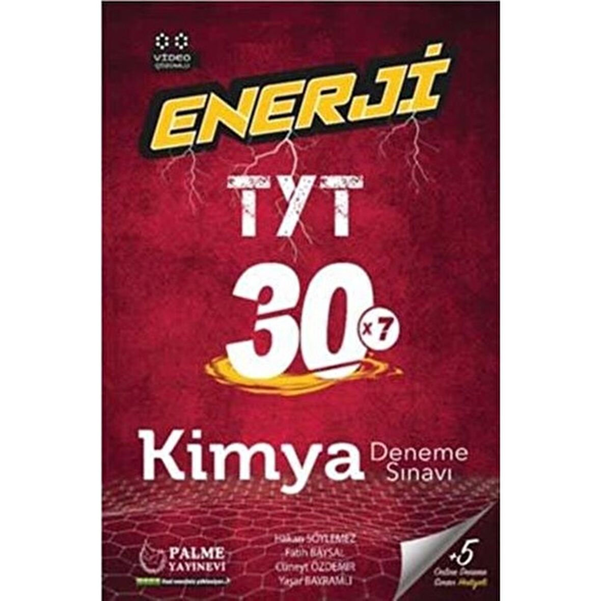 Enerji TYT 30x7 Kimya Deneme Sınavı Palme Yayınları