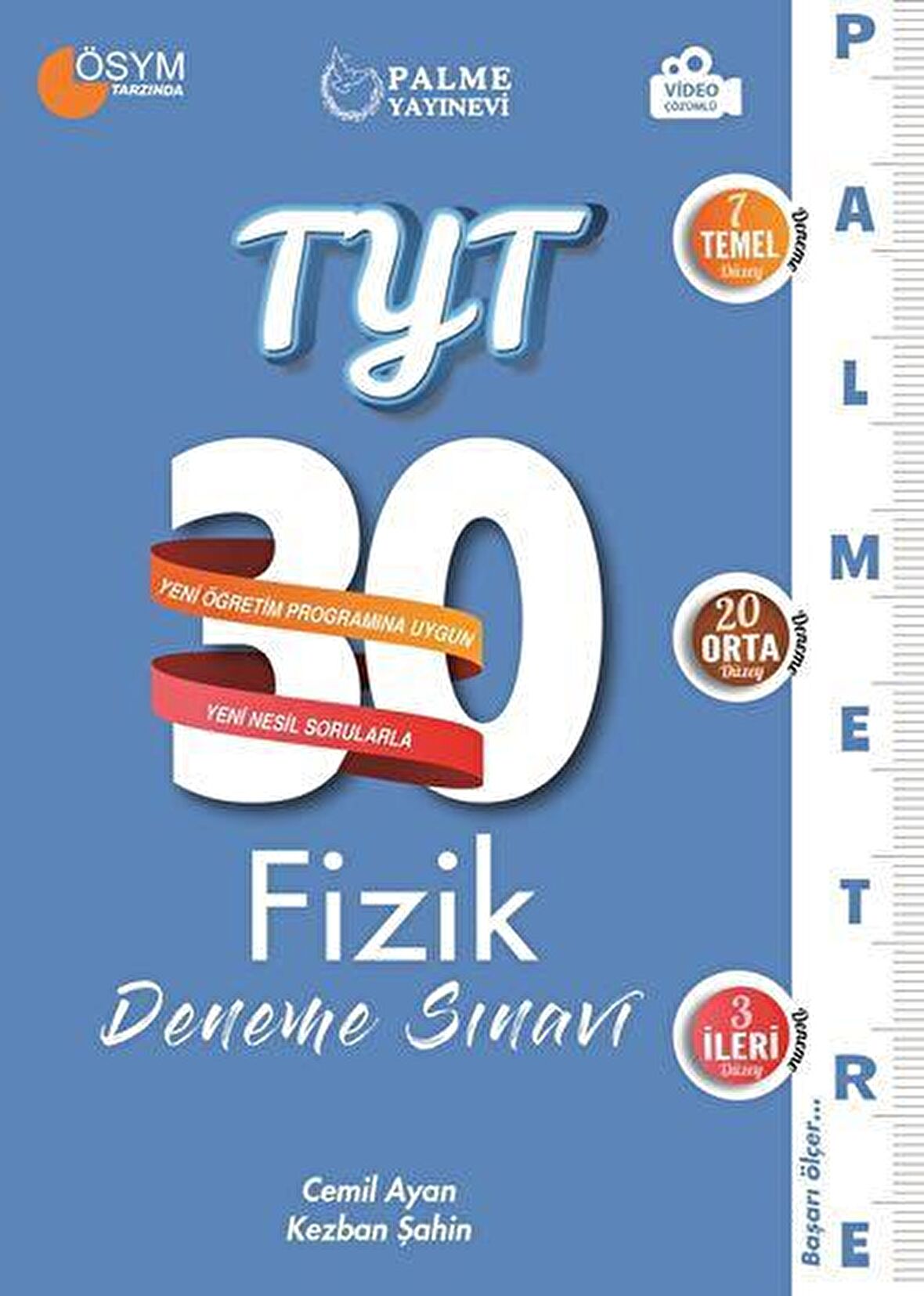 PALME YKS TYT FİZİK 30 DENEME PALMETRE VİDEO ÇÖZÜMLÜ