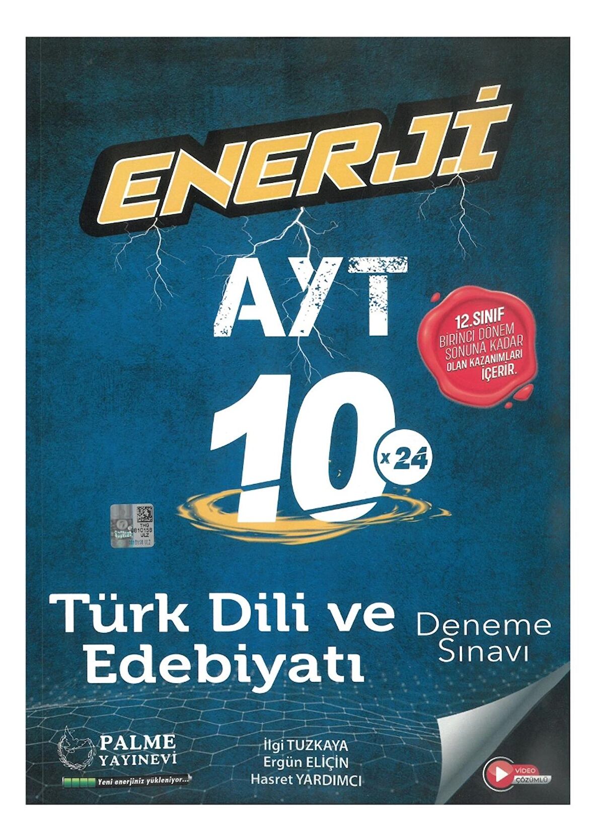 Palme Yayıncılık AYT T.Dili ve Edebiyatı 10 x 24 Deneme Sınavı İlk Dönem