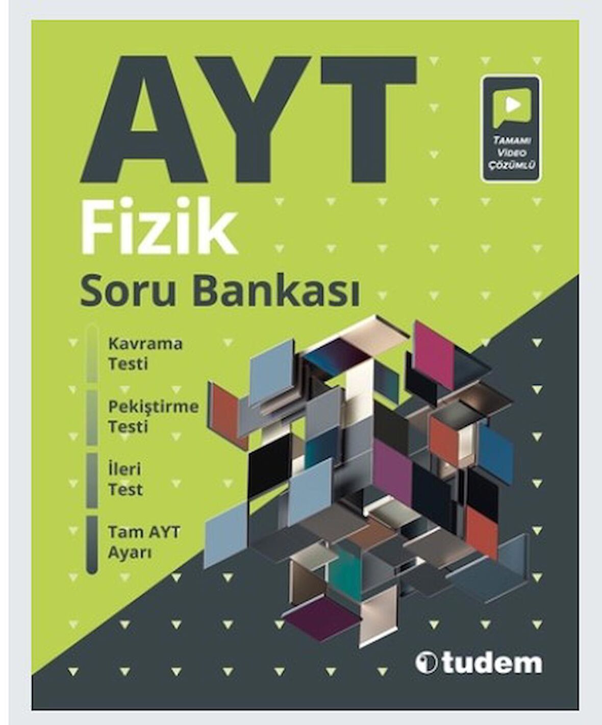 AYT Fizik Soru Bankası Video Çözümlü Tudem Yayınları