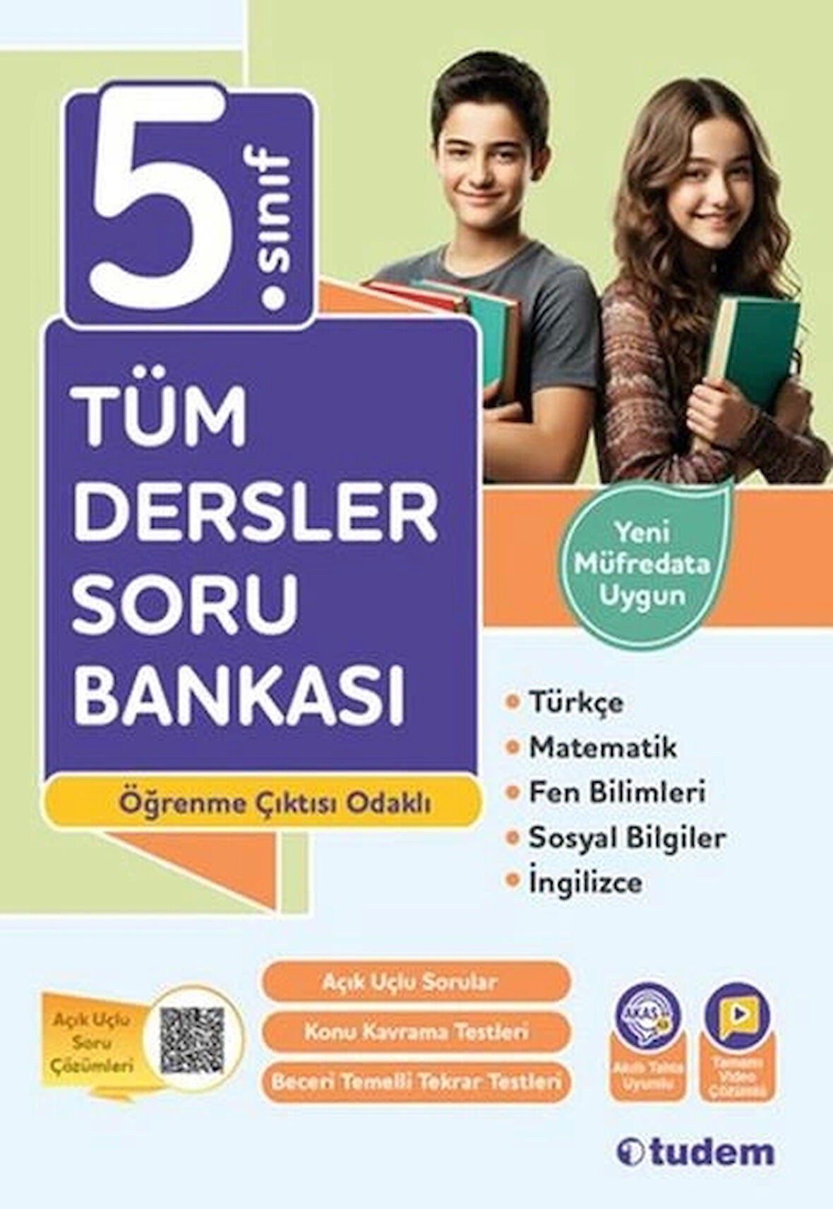 Tudem Yayınları 5 Sınıf Tüm Dersler Soru Bankası Maarif Modeli Müfredat