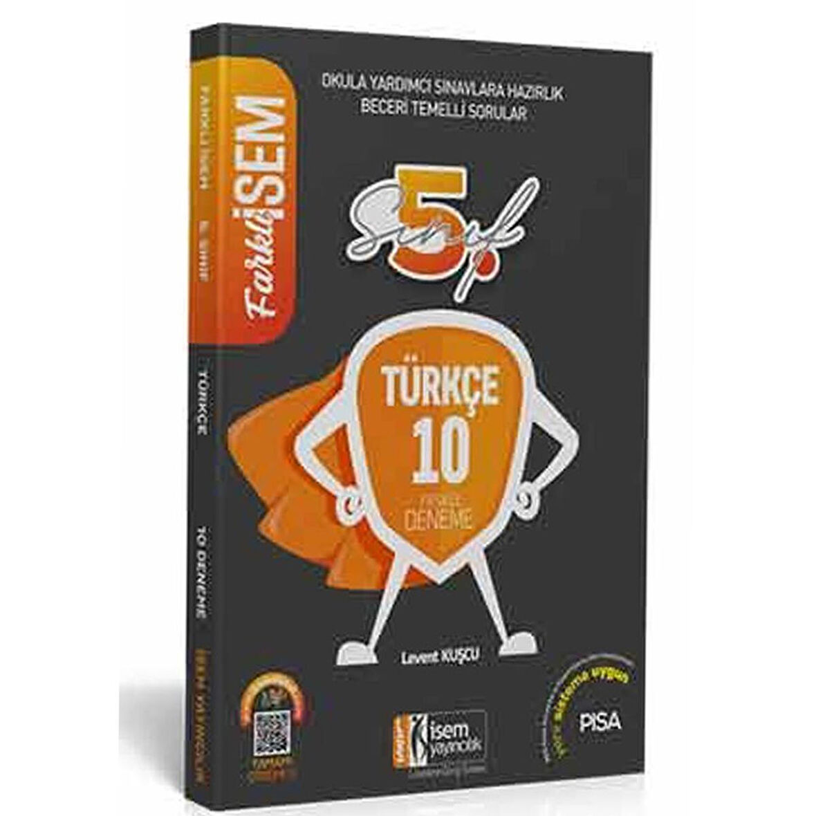 İsem Yayınları 5. Sınıf Türkçe Farklı İsem 10 Fasikül Deneme