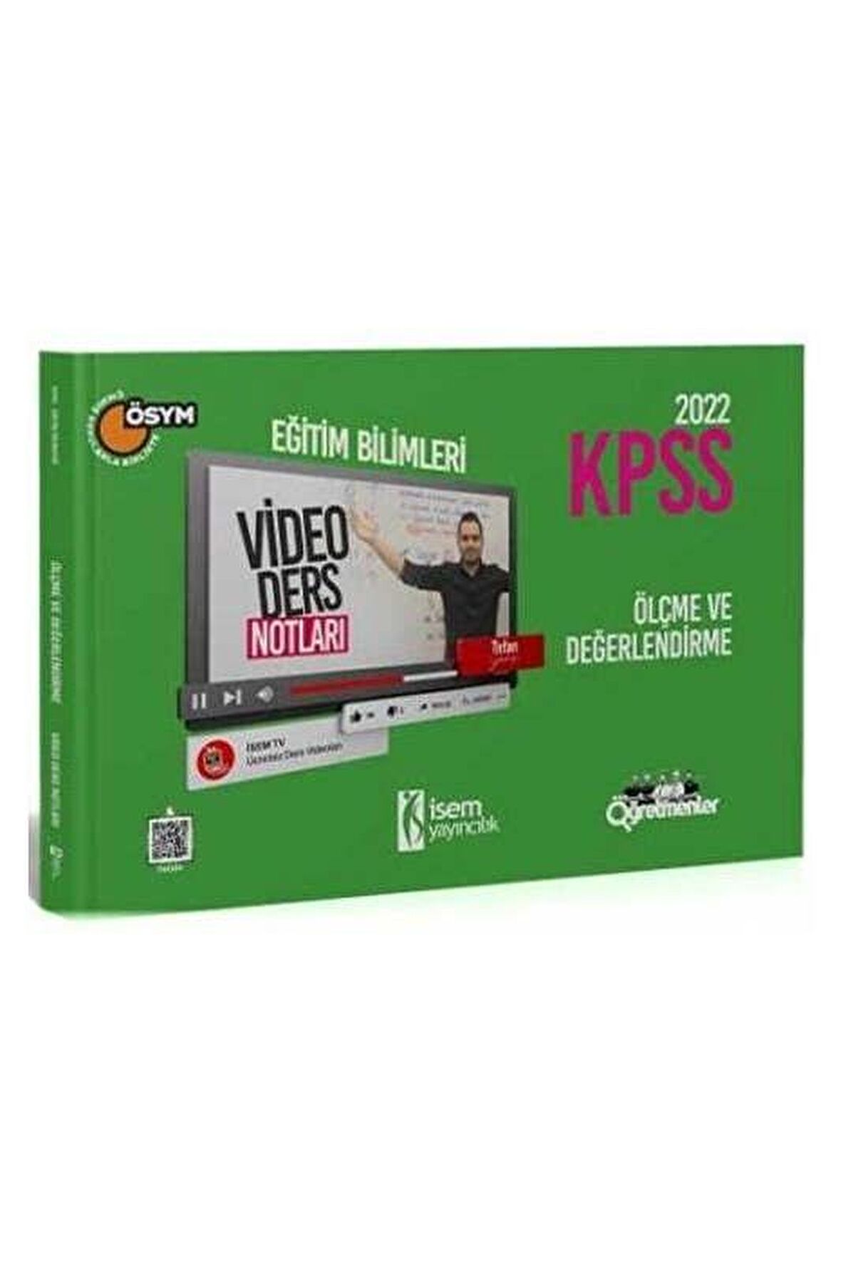  İsem Yayınları 2022 KPSS Eğitim Bilimleri Ölçme ve Değerlendirme Video Ders Notları