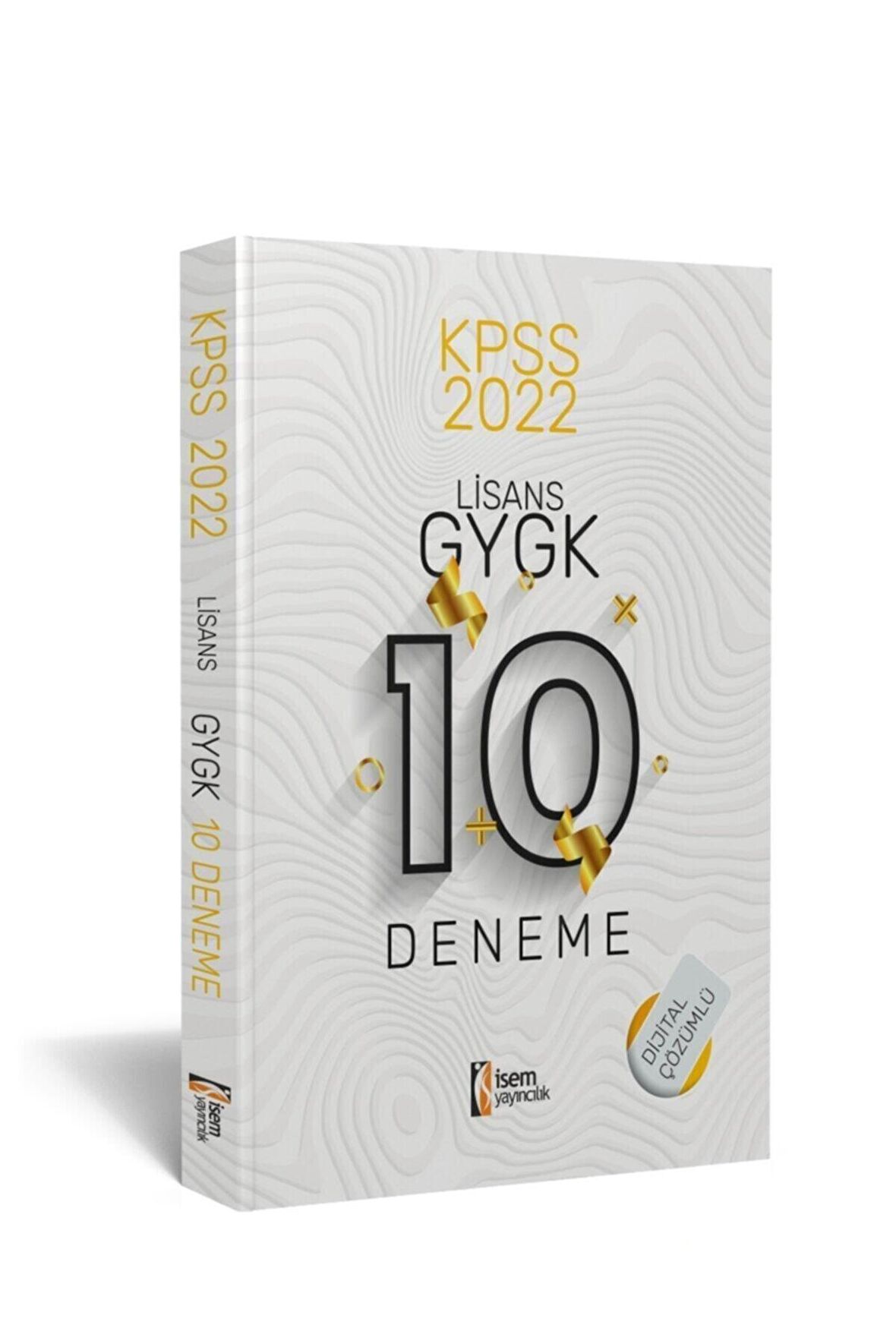 KPSS Lisans GY GK Tamamı Çözümlü 10 Deneme İsem Yayınları
