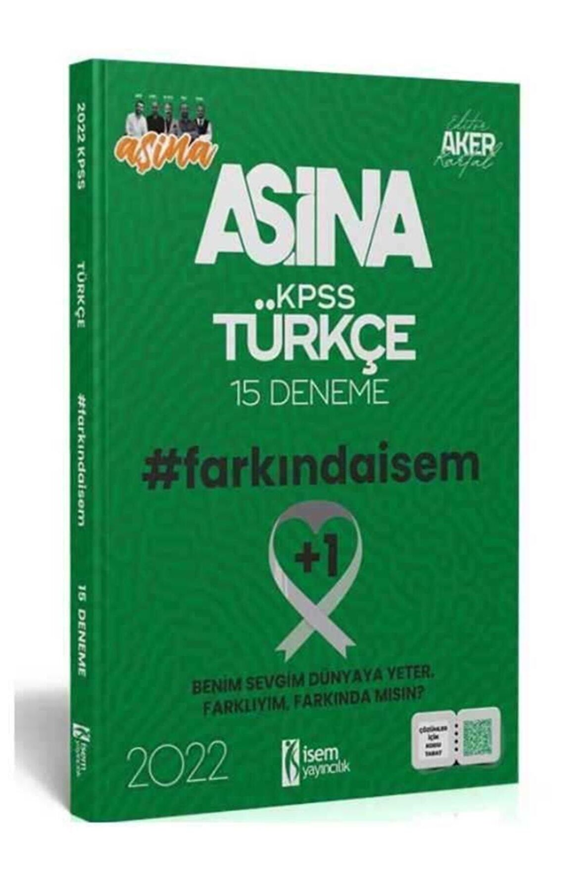 FARKINDA İSEM 2022 KPSS AŞİNA TÜRKÇE 15 DENEME