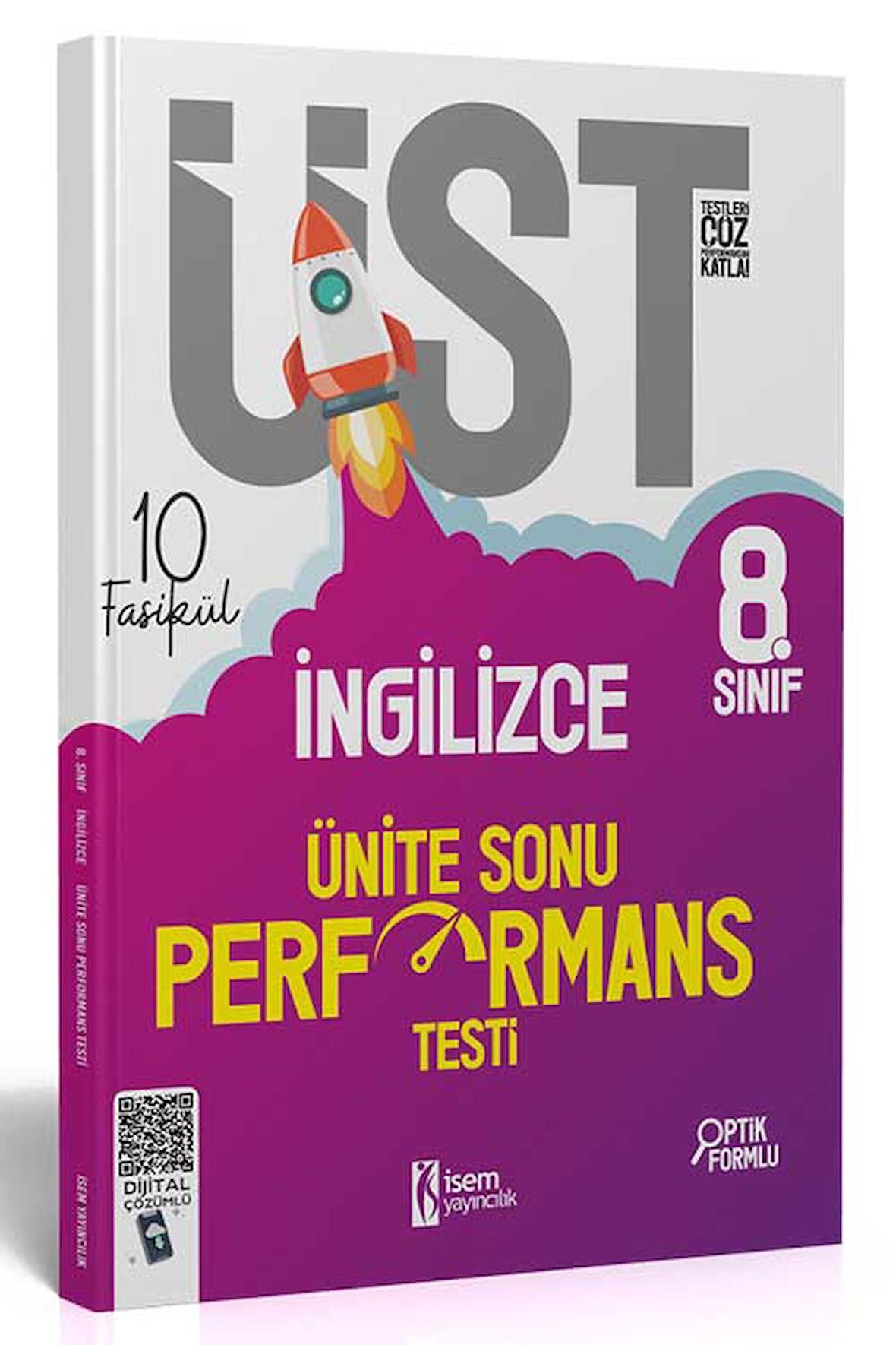 İsem Yayınları 8.Sınıf LGS İngilizce 10 Fasikül Ünite Sonu Performans Testi