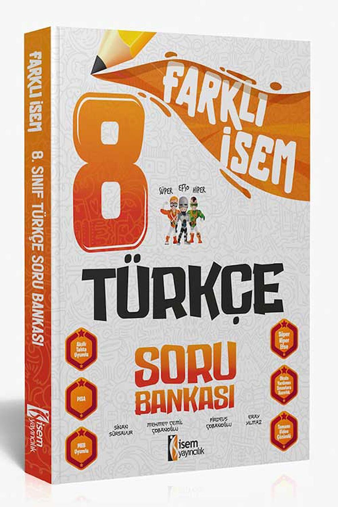 2024 Farklı İsem 8. Sınıf Türkçe Soru Bankası