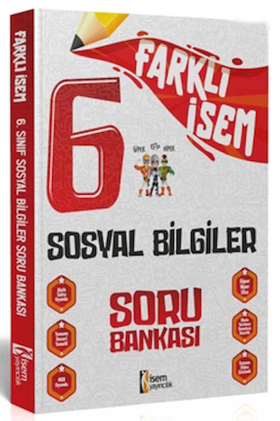 2024 Farklı İsem 6. Sınıf Sosyal Bilgiler Soru Bankası