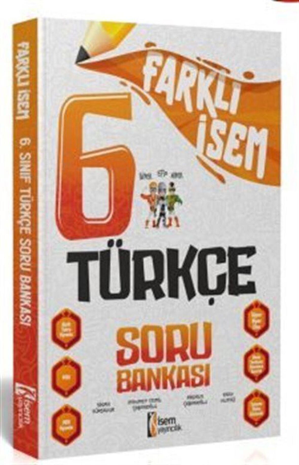 2024 Farklı İsem 6. Sınıf Türkçe Soru Bankası