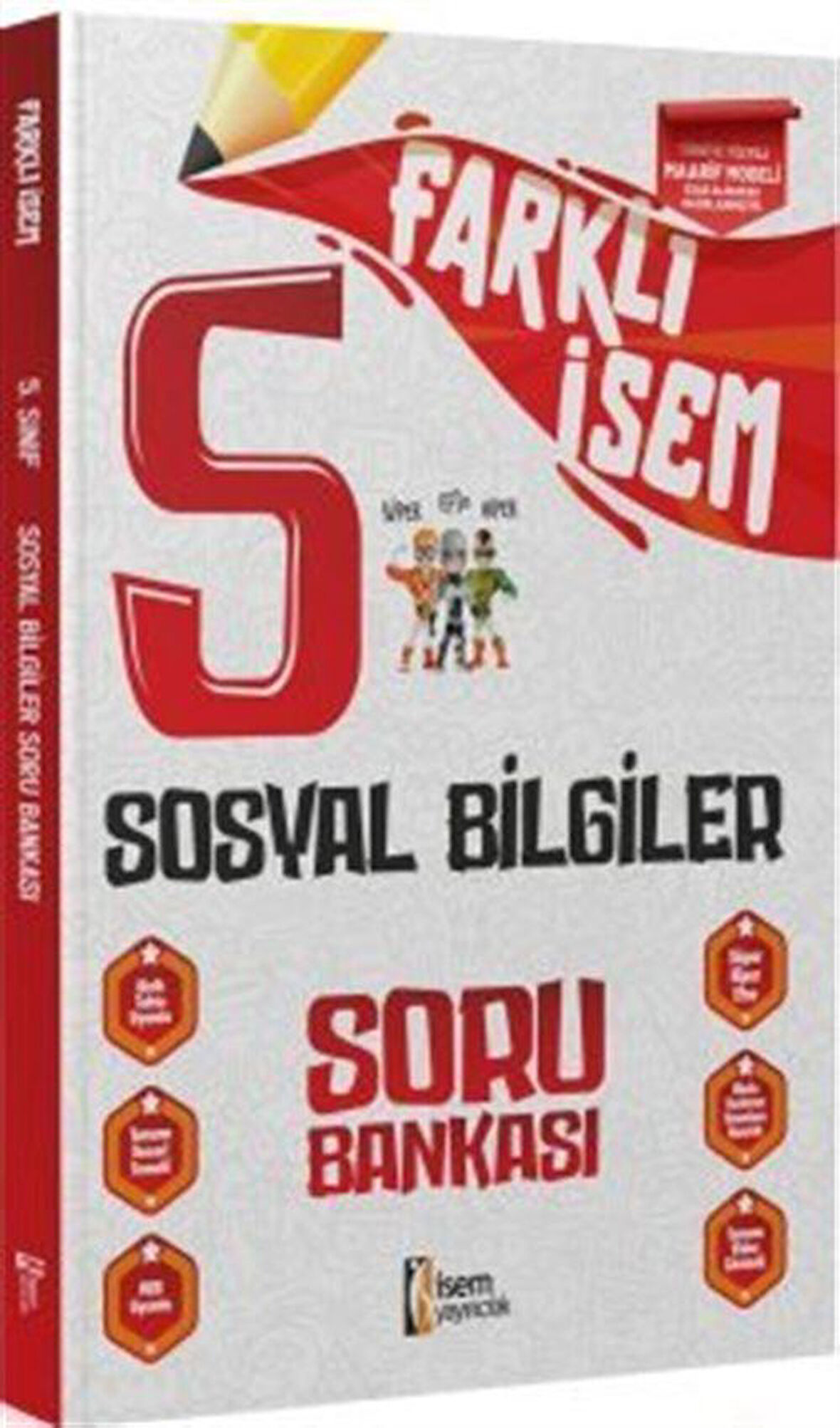 2025 Farklı İsem 5. Sınıf Sosyal Bilgiler Soru Bankası / Kolektif