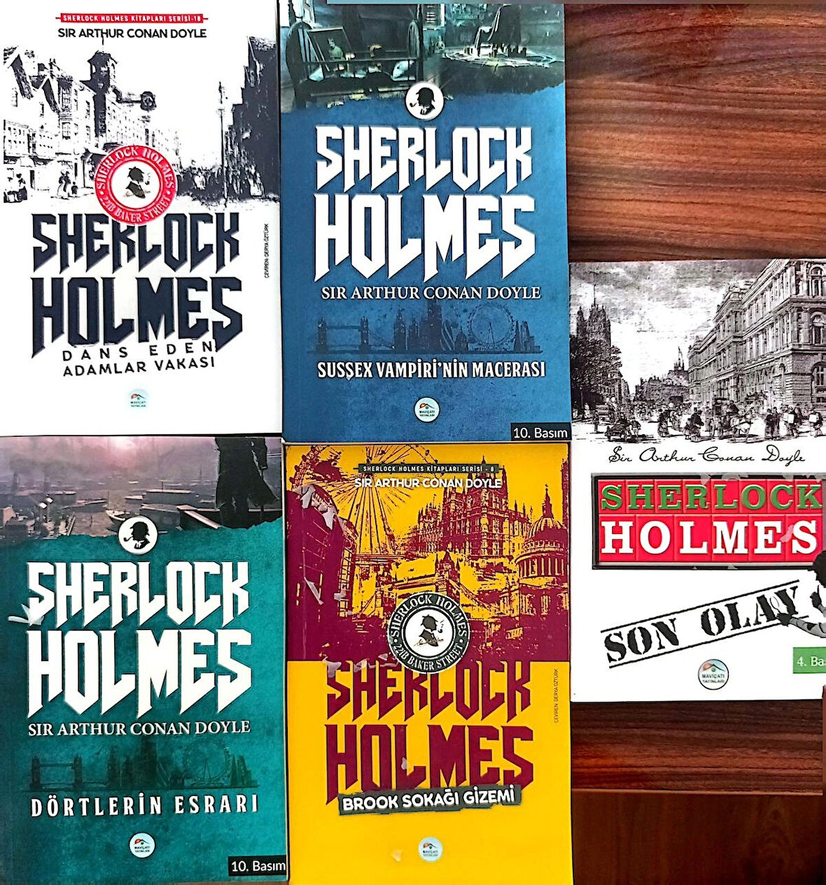 SHERLOCK HOLMES MACERALARI 5 KİTAP