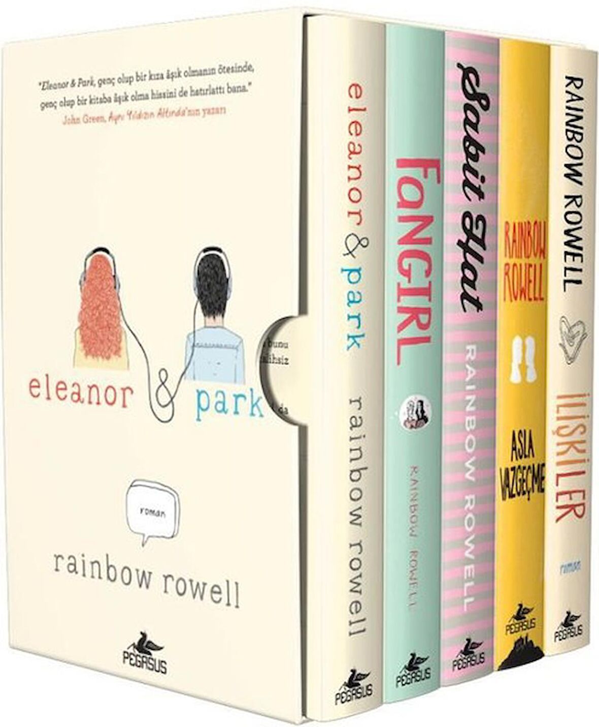 Rainbow Rowell Kitapları Kutulu Özel Set (5 Kitap)