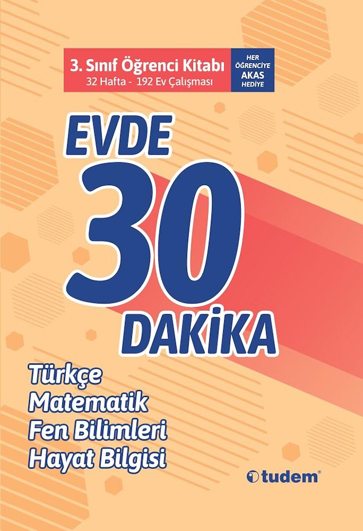 Tudem 3.Sınıf Evde 30 Dakika Öğrenci Kitabı - Güncel