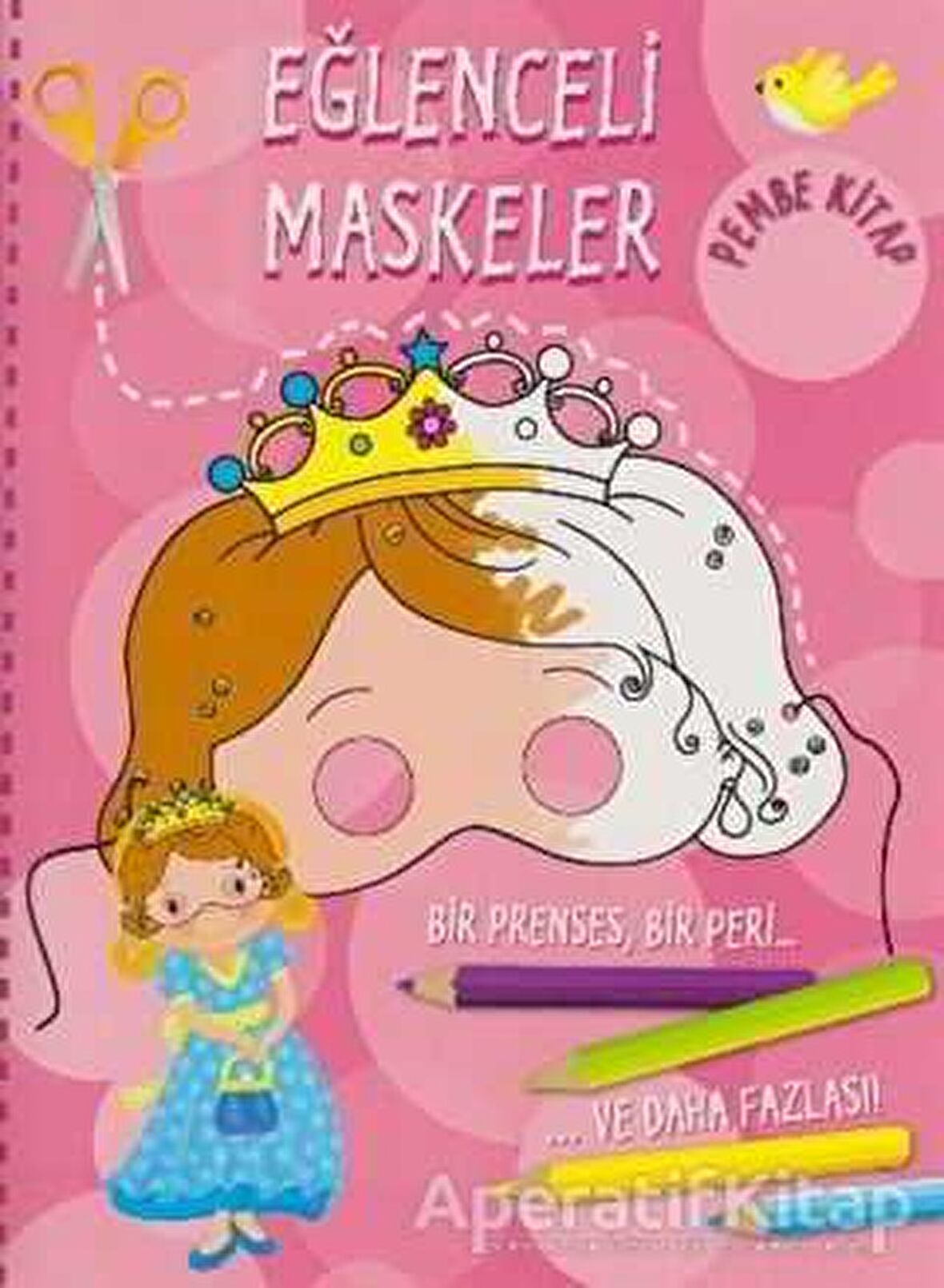 Eğlenceli Maskeler - Pembe Kitap