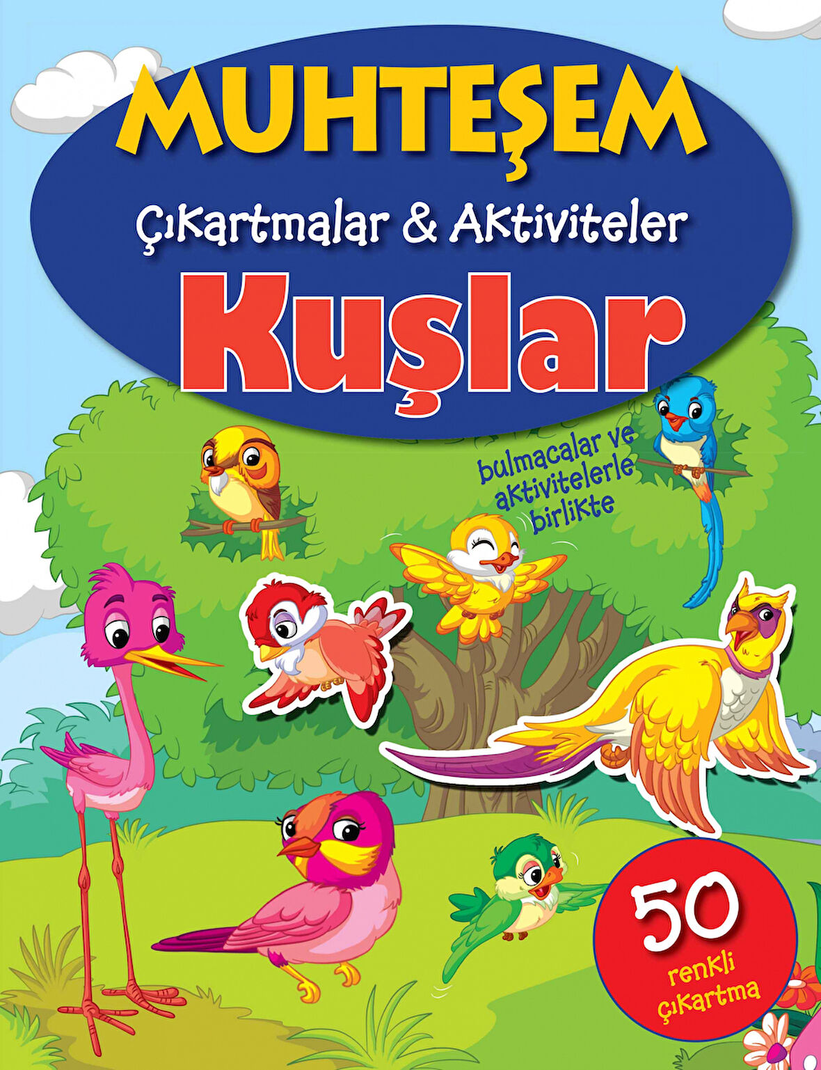 Kitap: Muhteşem Çıkartmalar ve Aktiviteler - Kuşlar