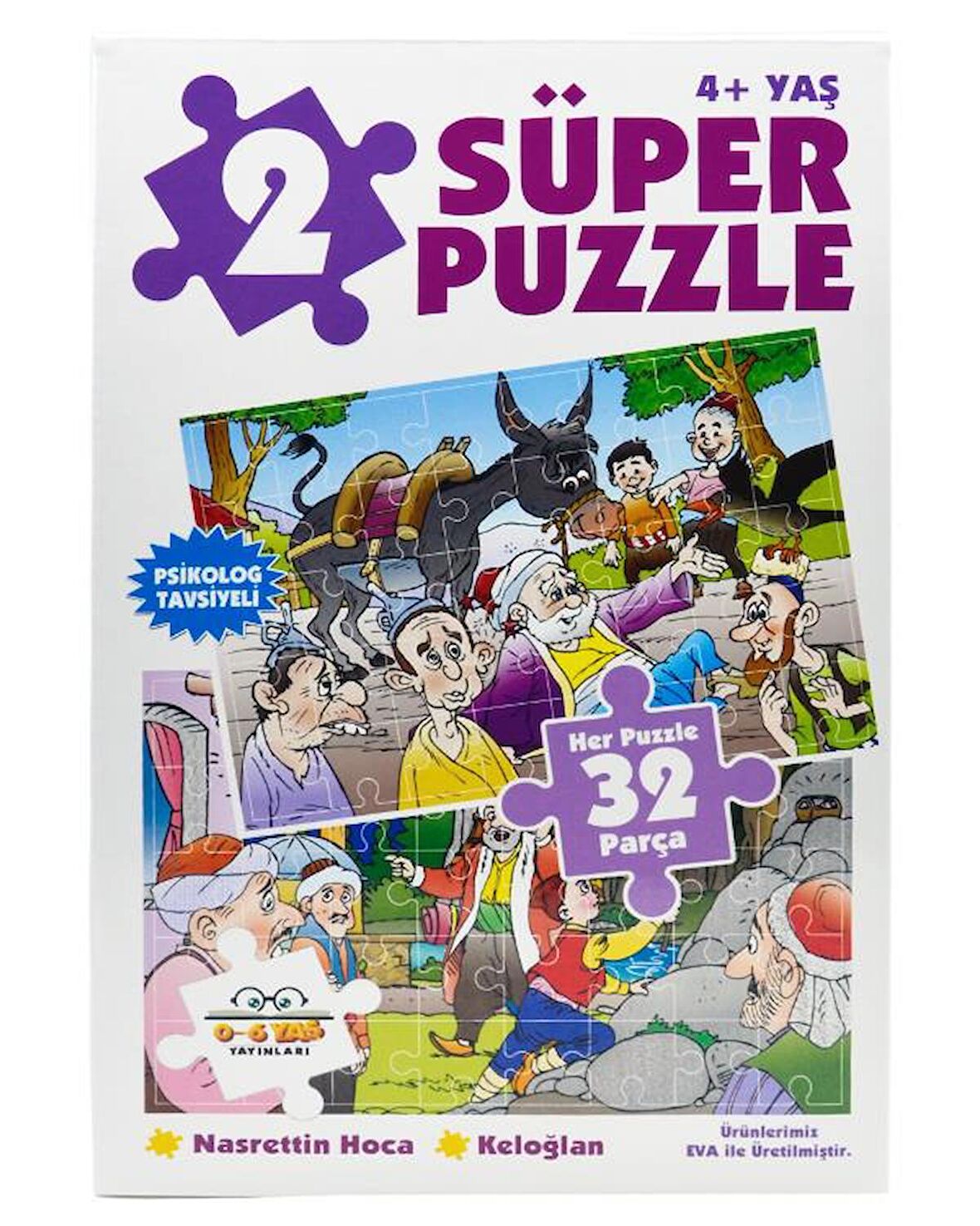 Süper Puzzle Nasrettin Hoca ve Keloğlan