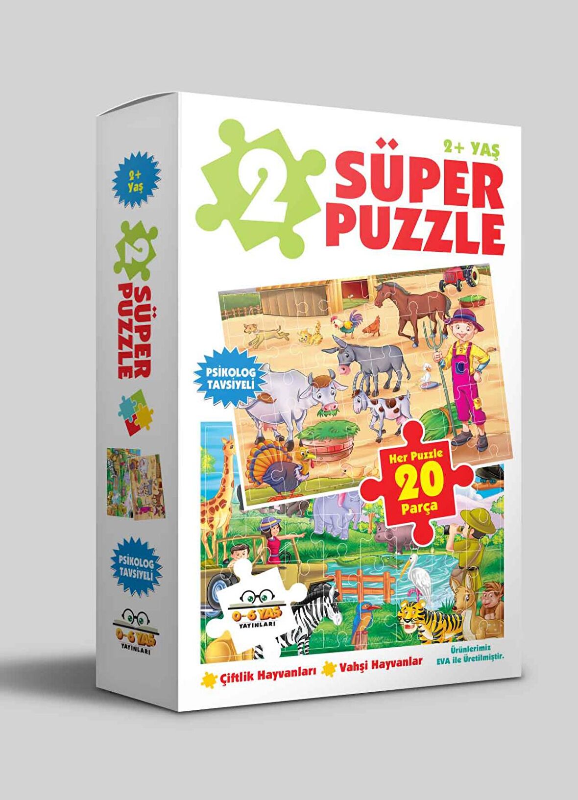 2 Süper Puzzle Çiftlik Hayvanları