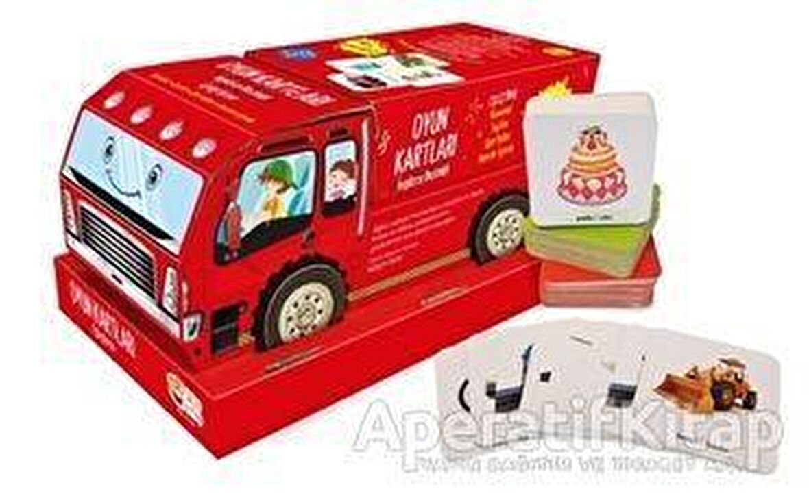 İngilizce Destekli Oyun Kartları - Eşleştirme (Kamyon) - Kolektif - Sincap Kitap