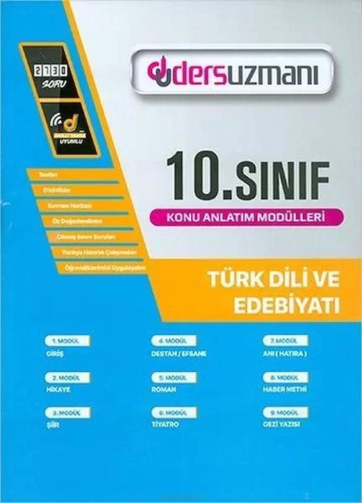 Ders Uzmanı 10. Sınıf Türk Dili ve Edebiyatı Konu Anlatım Modülleri