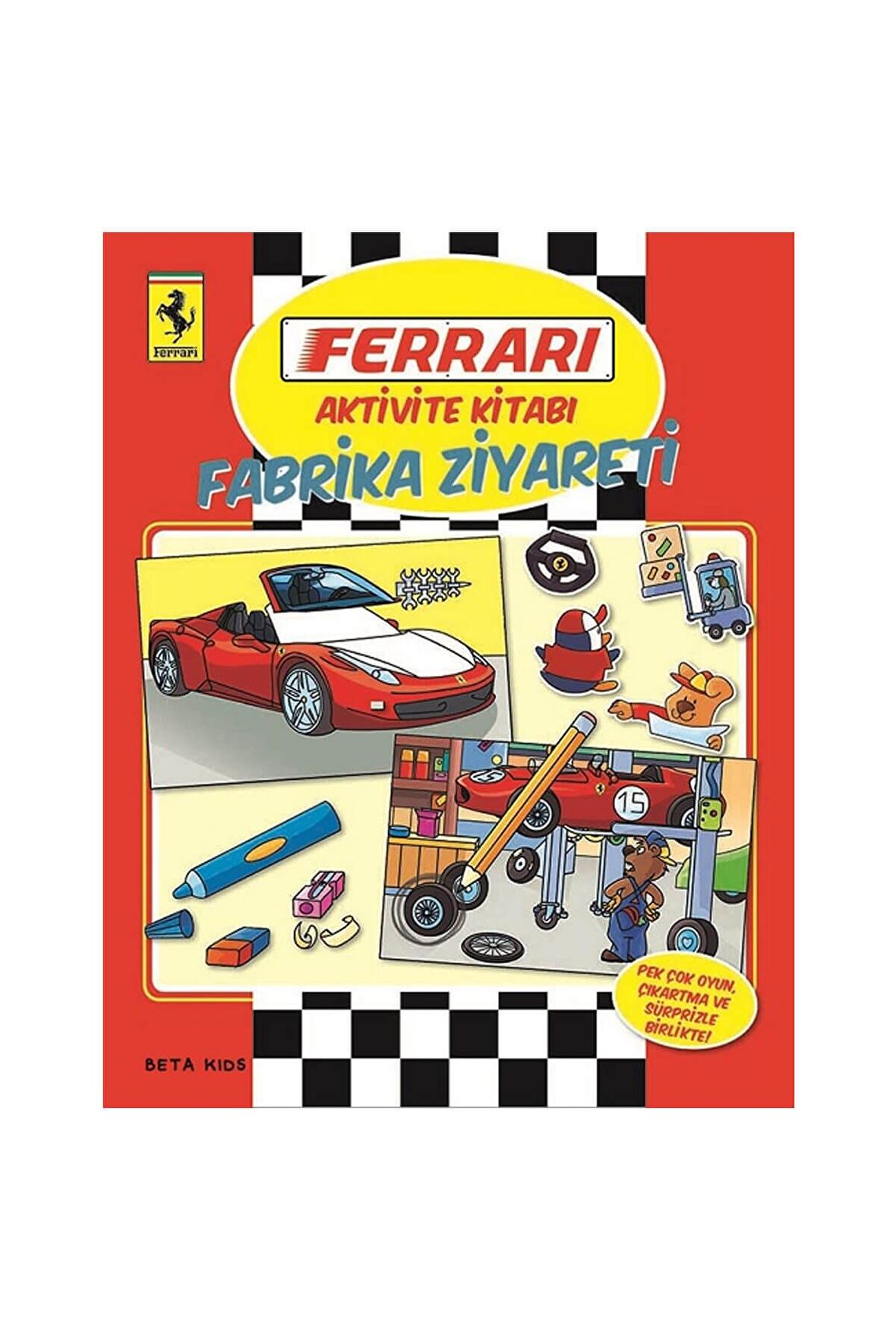 Ferrari Aktivite Kitabı: Fabrika Ziyareti