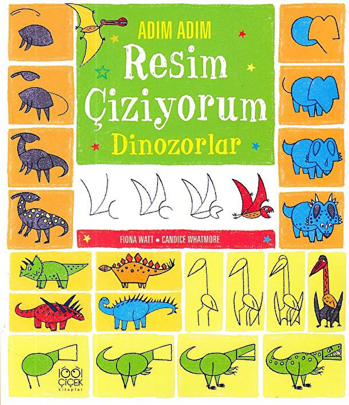 Adım Adım Resim Çiziyorum - Dinozorlar