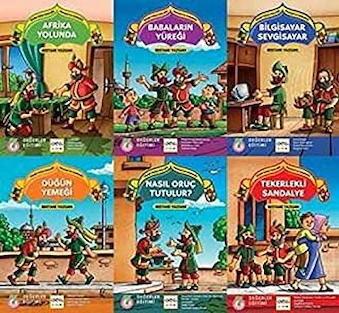 Güler Yüzle Tatlı Söz Hacivat'la Karagöz Dizisi (6 Kitap Takım)