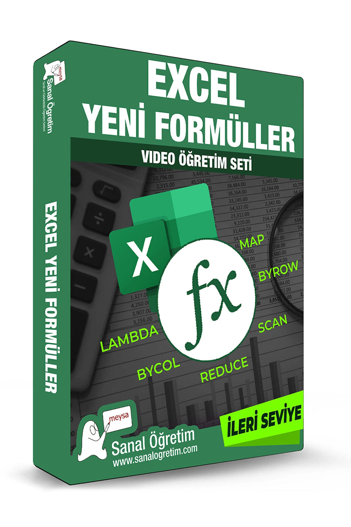 Excel Yeni Formüller İleri Seviye Video Ders Eğitim Seti