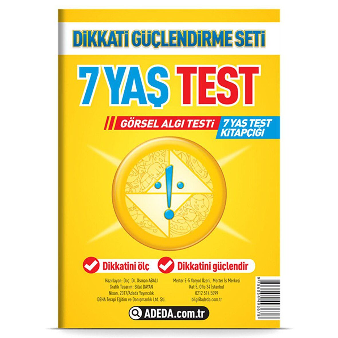 DİKKATİ GÜÇLENDİRME SETİ 7 YAŞ TEST