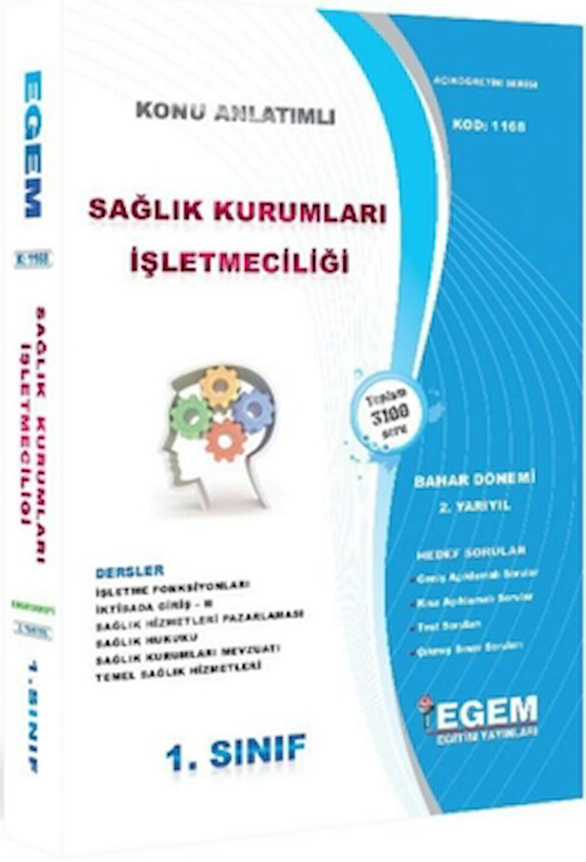 1. Sınıf Sağlık Kurumları İşletmeciliği Konu Anlatımlı Soru Bankası