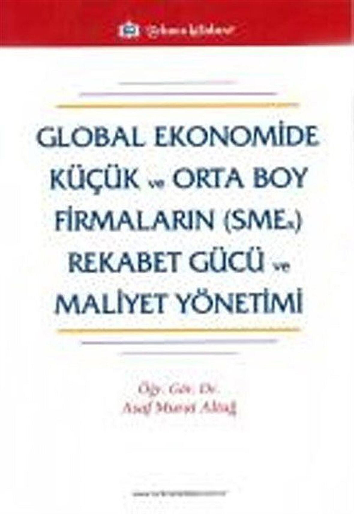 Global Ekonomide Küçük ve Orta Boy Firmaların (SMEs) Rekabet Gücü ve Maliyet Yönetimi / Dr. Asaf Murat Altuğ