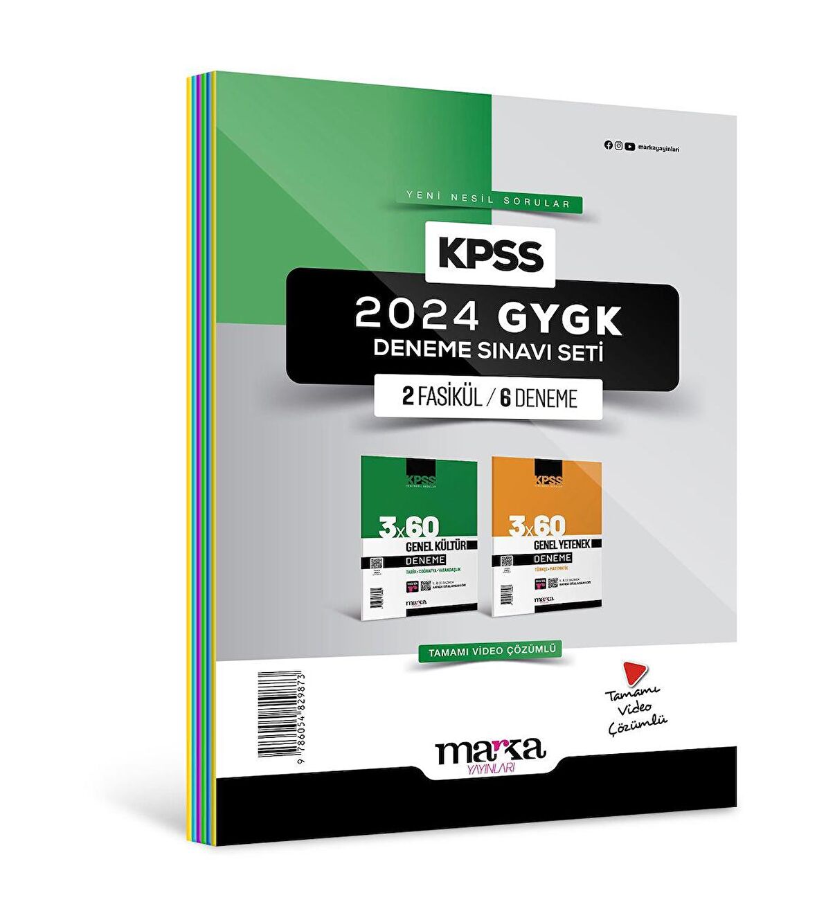 2024 KPSS Genel Yetenek Genel Kültür Deneme Sınavı Seti 2 Fasikül 6 Deneme
