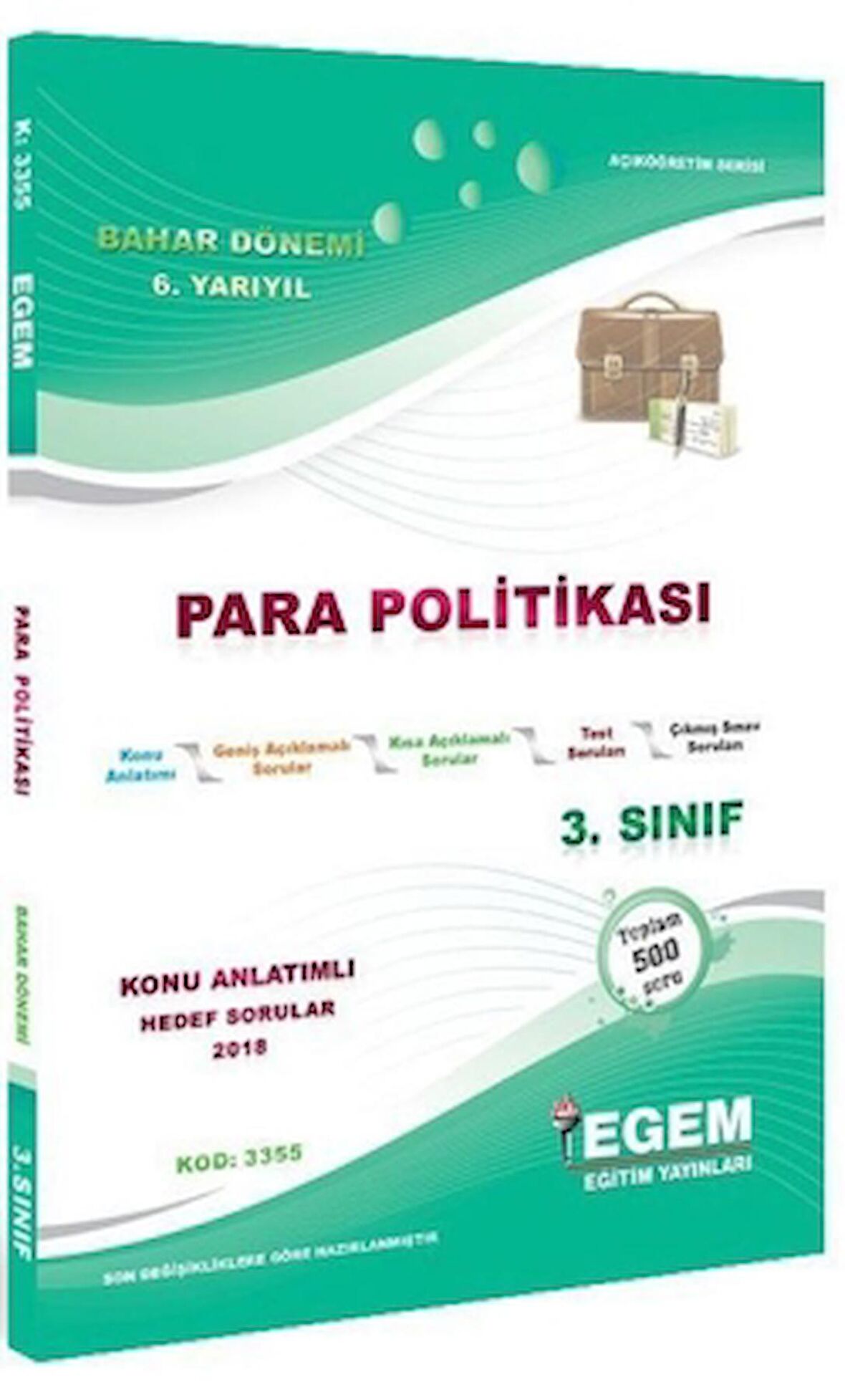 3. Sınıf 6. Yarıyıl Para Politikası Konu Anlatımlı Hedef Sorular