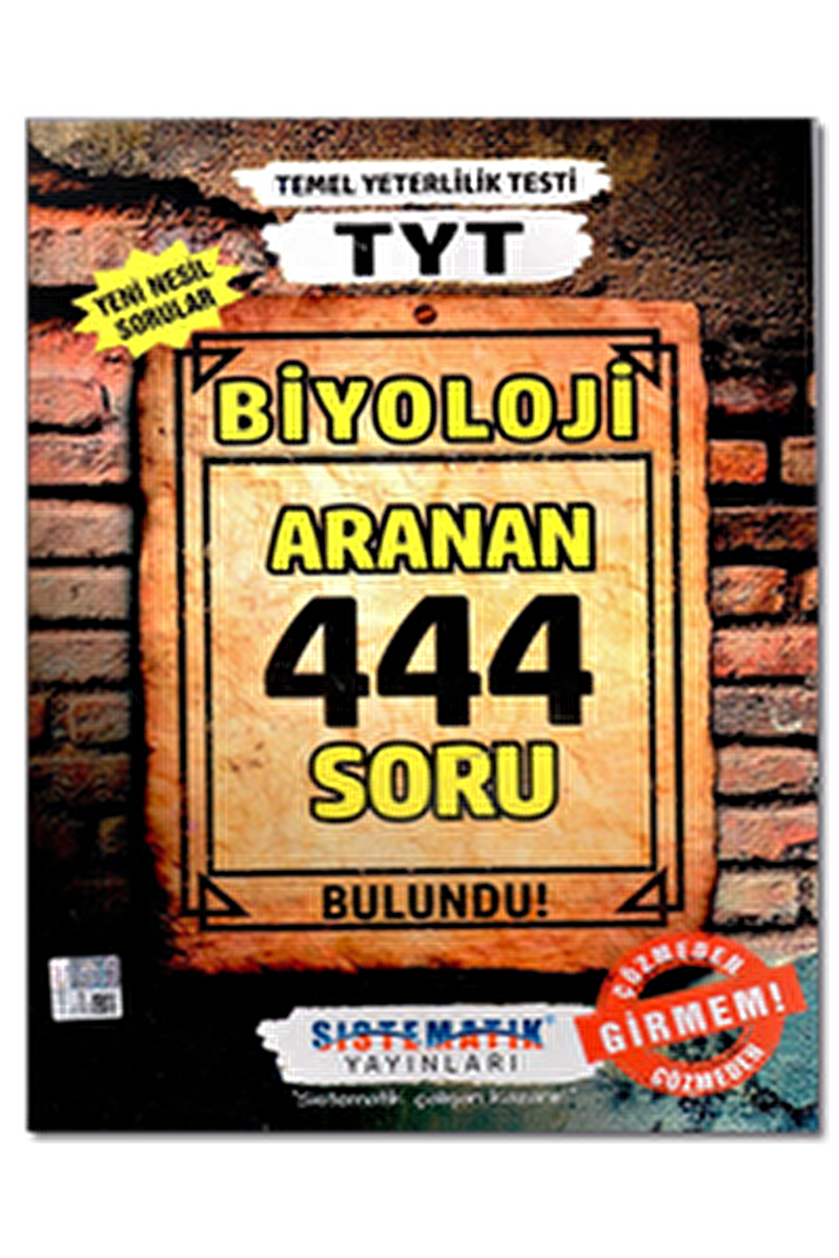 TYT Biyoloji 444 Aranan Soru