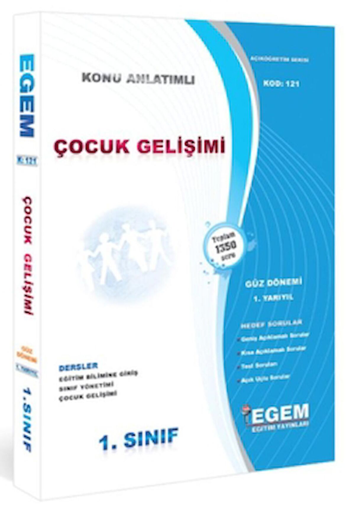 1. Sınıf Çocuk Gelişimi Konu Anlatımlı Soru Bankası Güz Dönemi (1. Yarıyıl) (121)