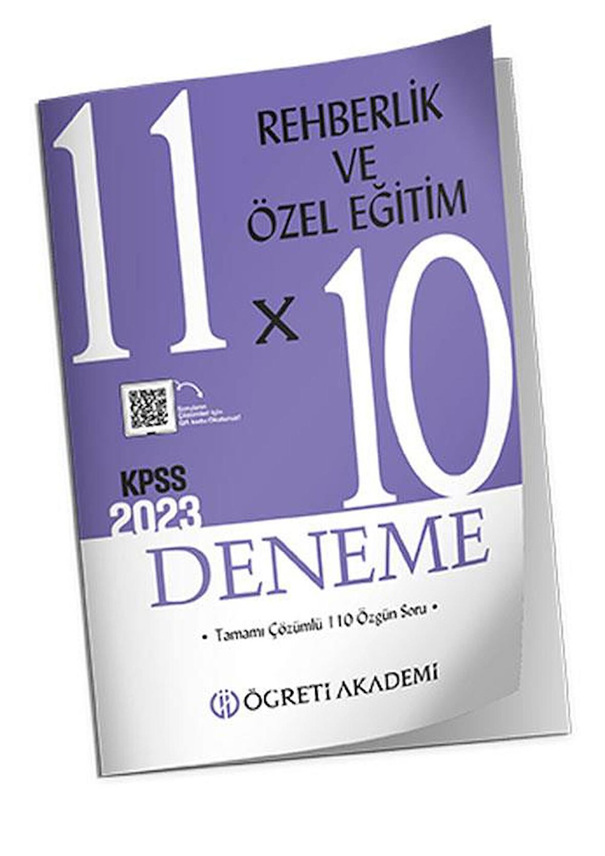 Öğreti Akademi 2023 KPSS Rehberlik ve Özel Eğitim 11 x 10 Deneme