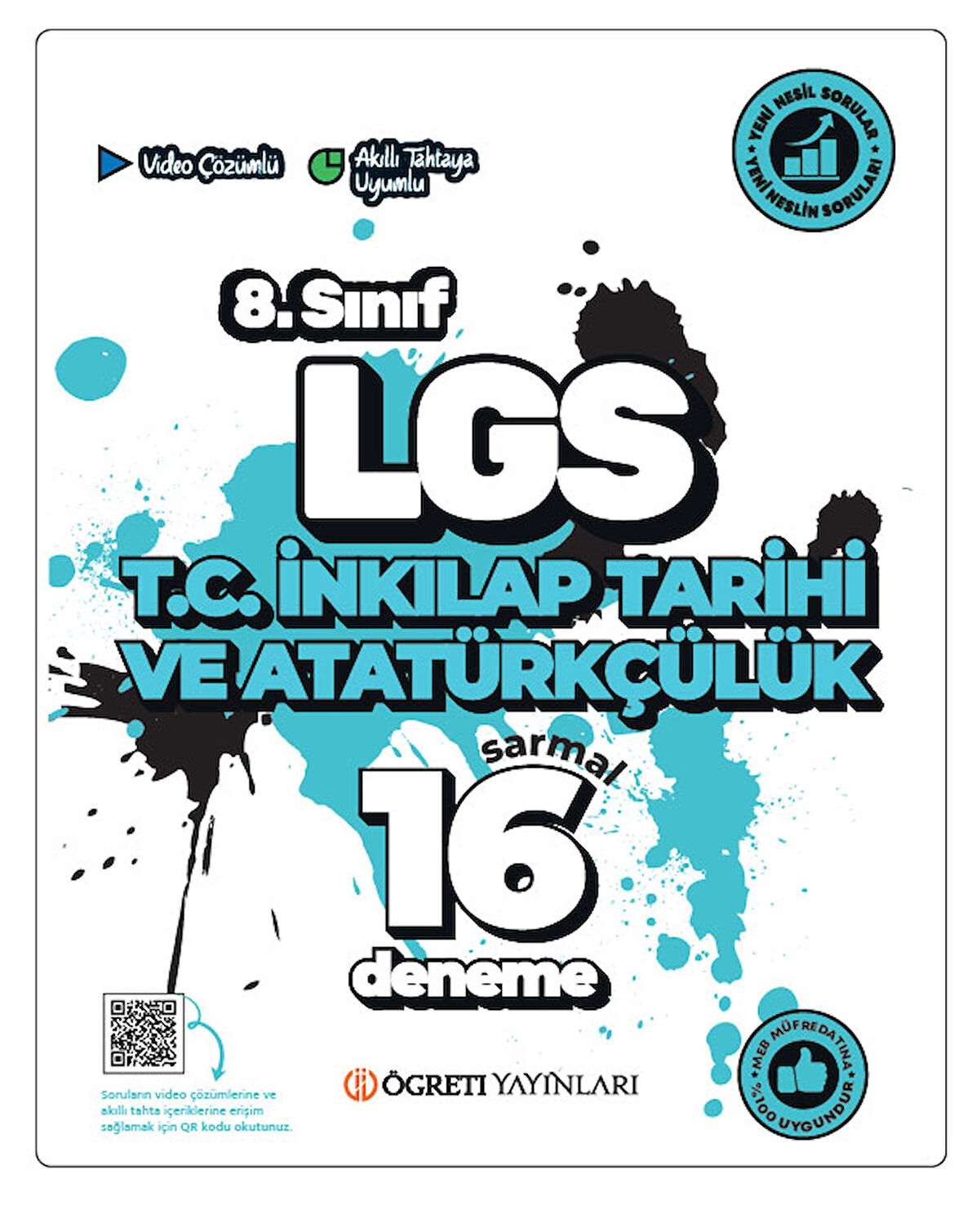 LGS 8.Sınıf T.C. İnkilap Tarihi ve Atatürkçülük Sarmal 16 Deneme