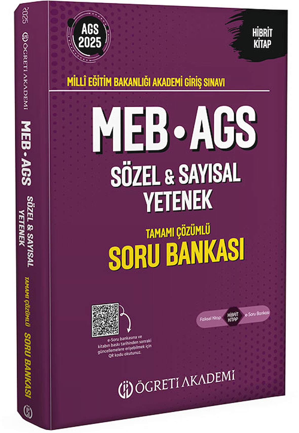 2025 MEB-AGS Soru Bankası Tamamı Çözümlü Sözel-Sayısal Yetenek