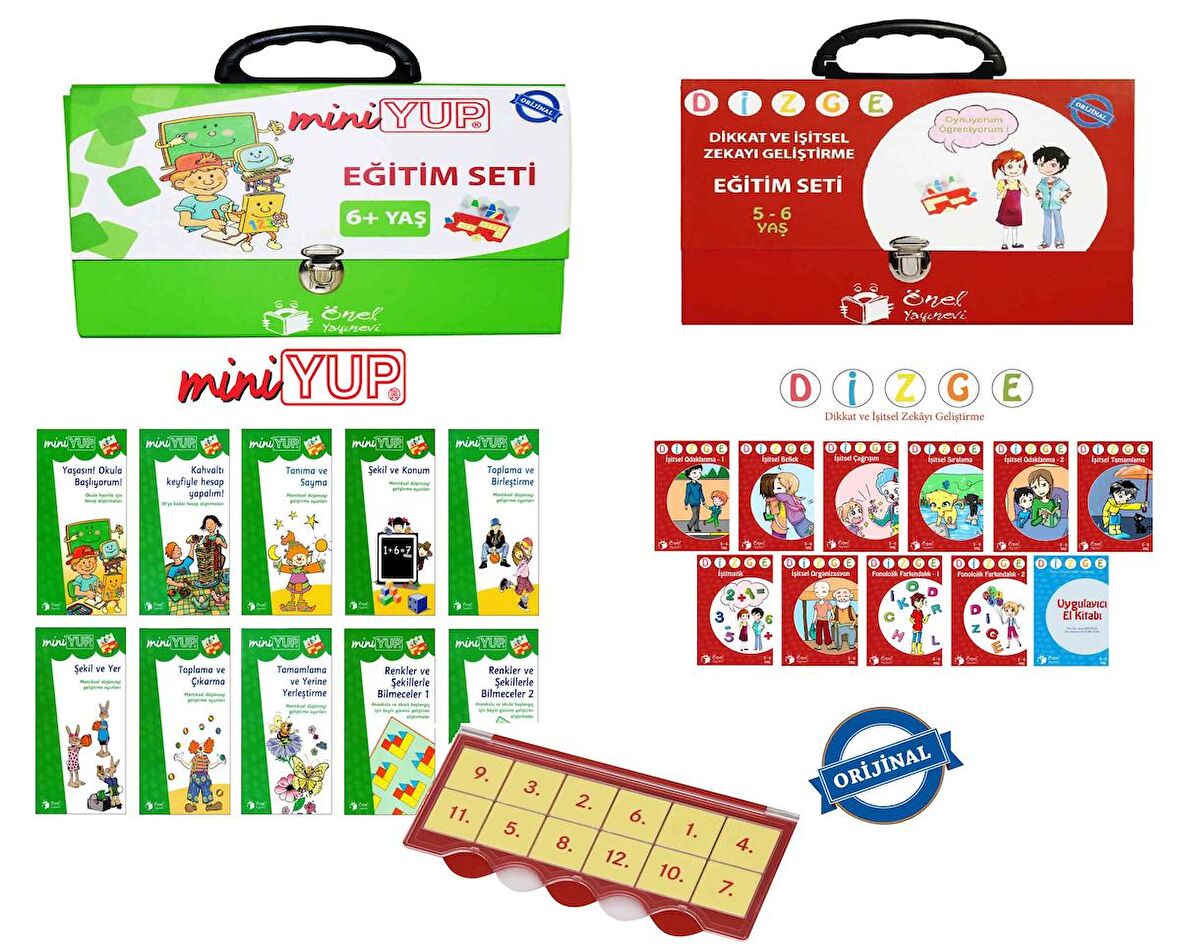 MiniYUP 5-6 Yaş Paketi-3 (21 Kitapçık + Kontrol Aracı)