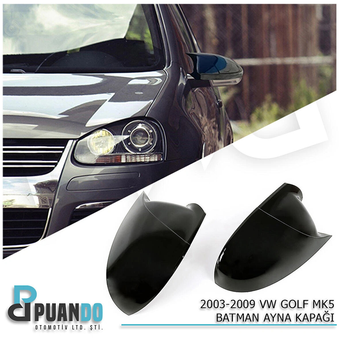 2003-2009 VOLKSWAGEN GOLF 5 BATMAN YARASA AYNA KAPAĞI 